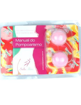 Kit Bolinha De Pompoar 02 Unidades Pau Brasil