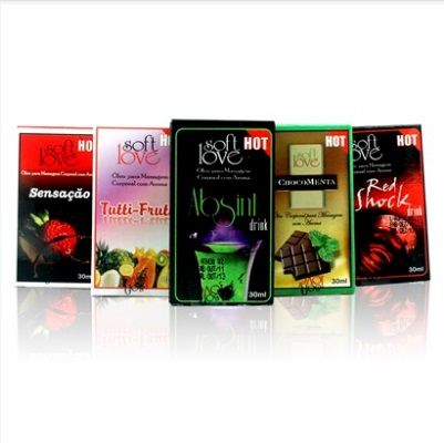 Gel Hot Comestível 30ml Soft Love
