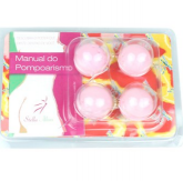 Kit Bolinha De Pompoar 04 Unidades Pau Brasil