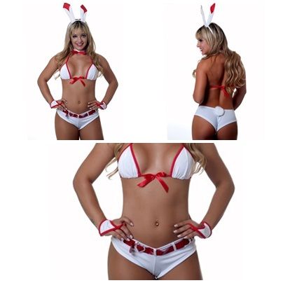Fantasia Coelha Short Sensual Love - Tam U